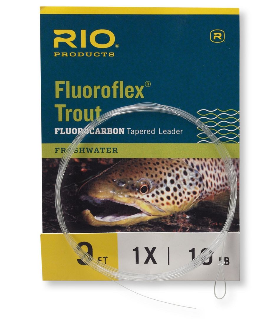 Fluoroflex Trout Leaders Fluorcarbon Fluefortom | RIO