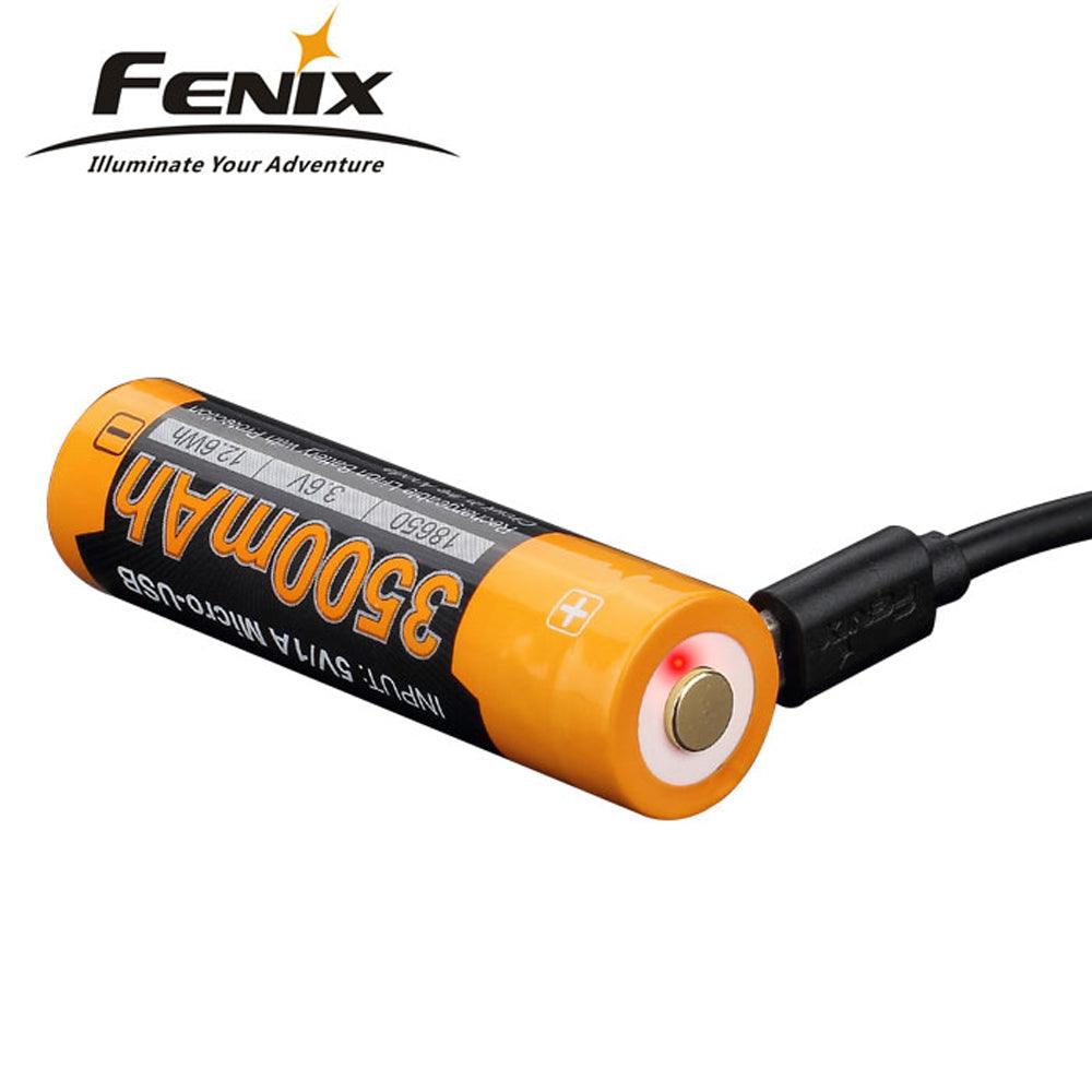 FENIX ARB-L18-3500U 18650 BATTERI USB 3500mAh - Batterier
