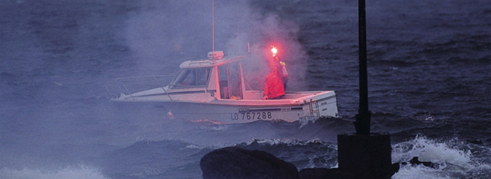 Nødbluss håndholdt rød - Nødbluss