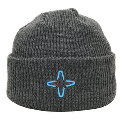AAVA | NORDIC STAR GREY KNITTED BEANIE VINTER LUE - Flue.no - Fiskeutstyr