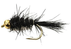 BH Hares Ear Black - Flue.no - Fiskefluer