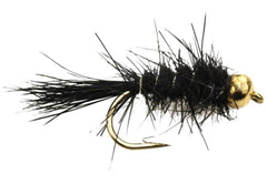 BH Hares Ear Black - Flue.no - Fiskefluer