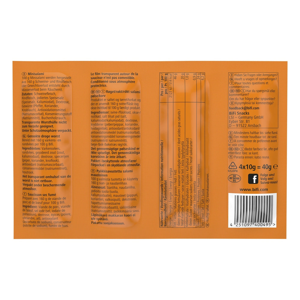 BiFi Pølse Minis 4-pack - Flue.no - turmat