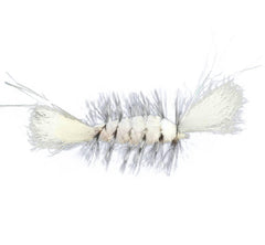 Bomber Dryflytube 1" hvit - Flue.no - Fiskefluer