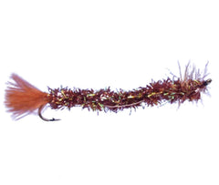 Børstemark Brun 10cm - Flue.no - Fiskefluer