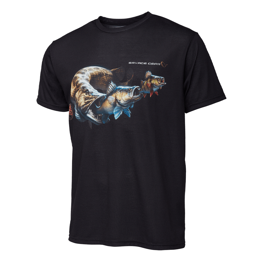 CANNIBAL PREDATORFISKE T-SKJORTE | SAVAGE GEAR - Flue.no - T-skjorte