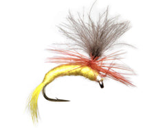 CDC Parachute Yellow - Flue.no - Fiskefluer
