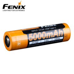 FENIX ARB-L21-5000U BATTERI 21700 USB 5000mAh - Batterier