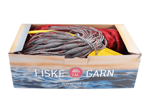 Ferskvannsgarn 0,20mm 25x1,5m RØD - Flue.no - Fiskenett