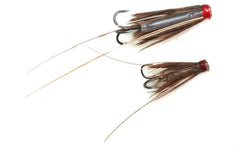 Frances Red Hitch Tube - Flue.no - Fiskefluer