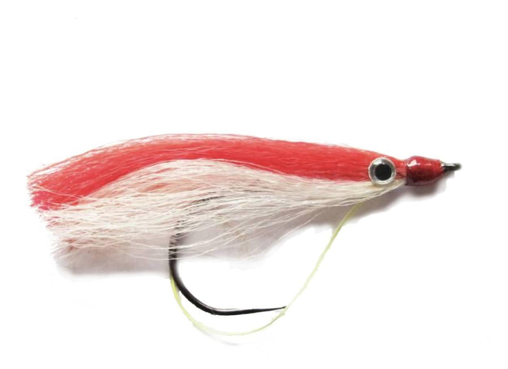 Gjeddefavoritt Rød/Hvit - Flue.no - Fiskefluer