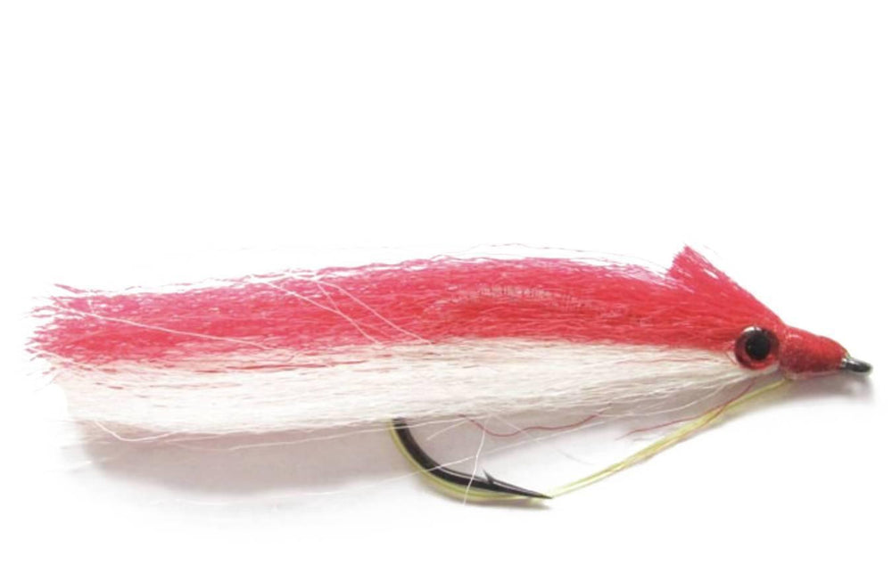 Gjeddefavoritt Rød/Hvit Red eye - Flue.no - Fiskefluer