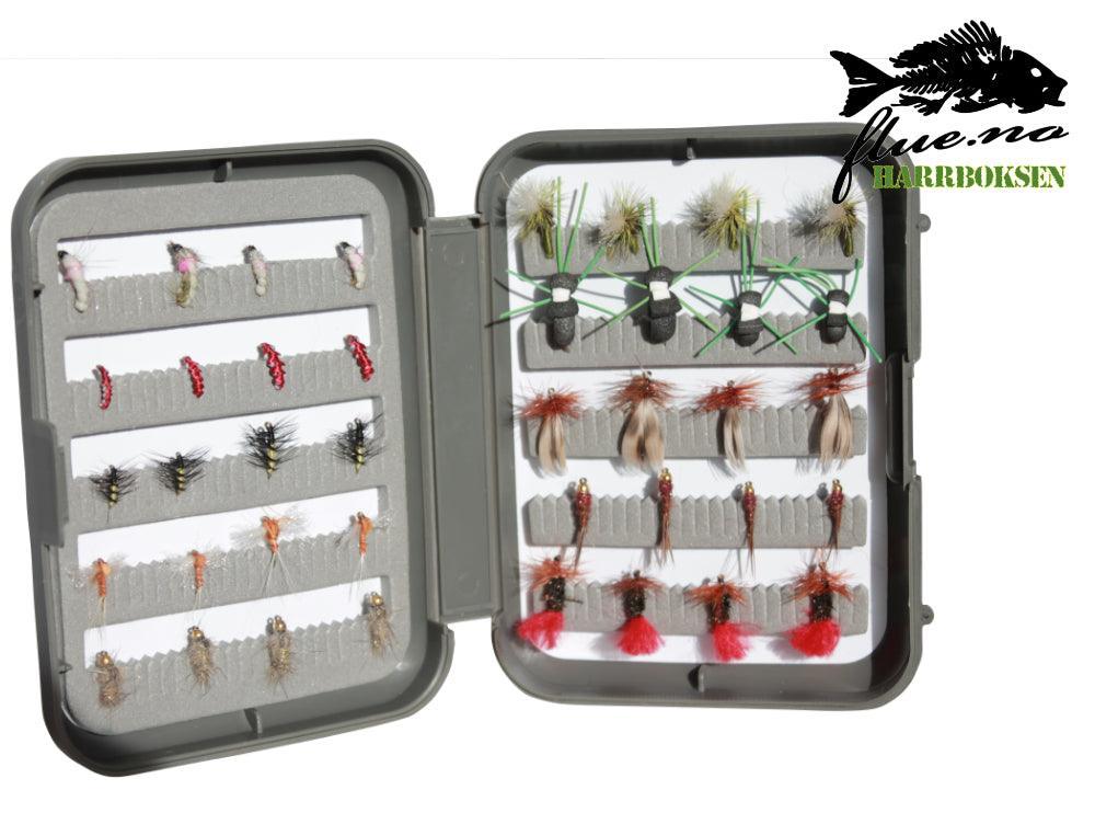Harrboksen | Komplett Flueboks - Flue.no - Komplett Flueboks med fluer