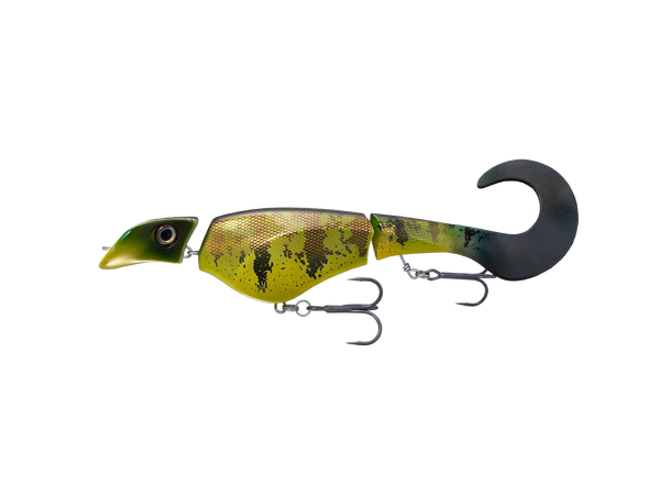 Headbanger Colossus Curly | Wobbler med jigg-hale - Flue.no - Jiggboks komplett med jigger