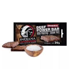 Indiana Beef Bar (Jerky Bar) Original - Flue.no - turmat