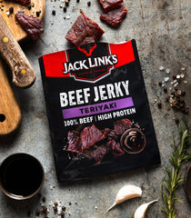 Jack Link's Beef Jerky Teriyaki - Flue.no - turmat