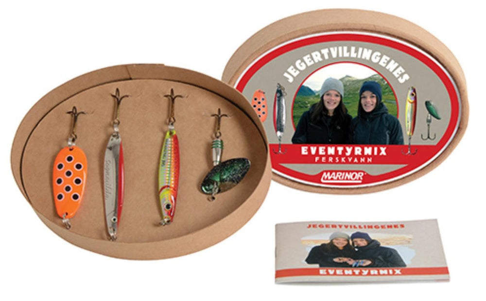 Jegertvillingenes Eventyrmix sluksett | Ferskvann - Flue.no - Fiskeagn og -sluker