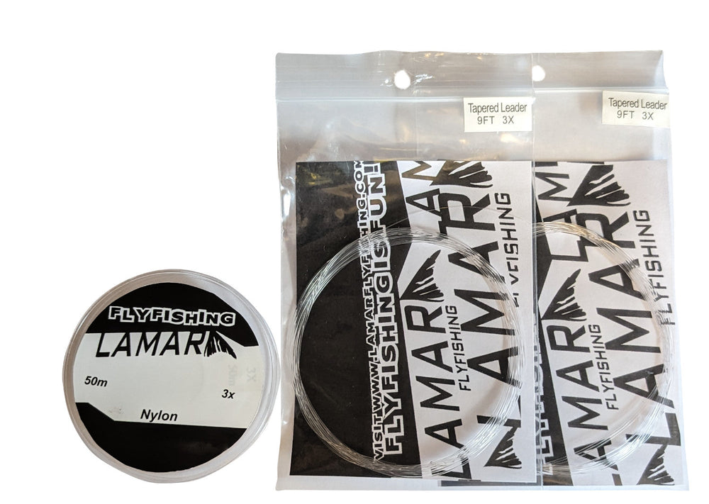 Lamar Tapert fortom + tippet | Kombo Pakke - Flue.no - Fluefortom