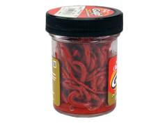 Meitemark Gulp kunstig rød 10cm | Berkley - Flue.no - Fiskeutstyr