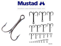 Mustad 3551 Tubekroker Treble 10pk - Flue.no - Fiskeutstyr