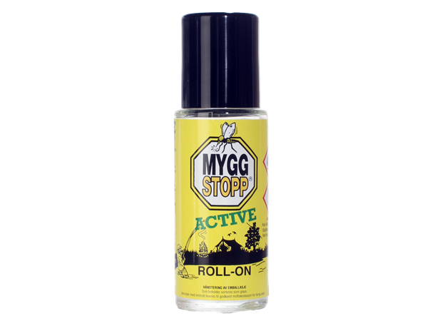 Myggstopp Rollon Active 60ml - Flue.no - Myggnett og insektsskjerming