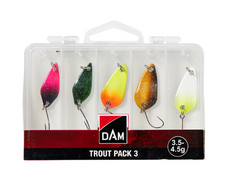 Ørretsluksett #3 3,5-4,5G | DAM - Flue.no - Fiskeagn og -sluker