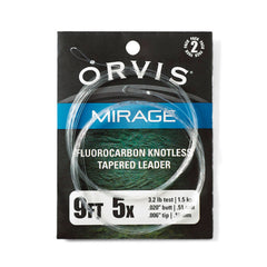Orvis MIRAGE KNOTLESS LEADER 2 PK - Fluorcarbon - Flue.no - Fiskesener og -liner