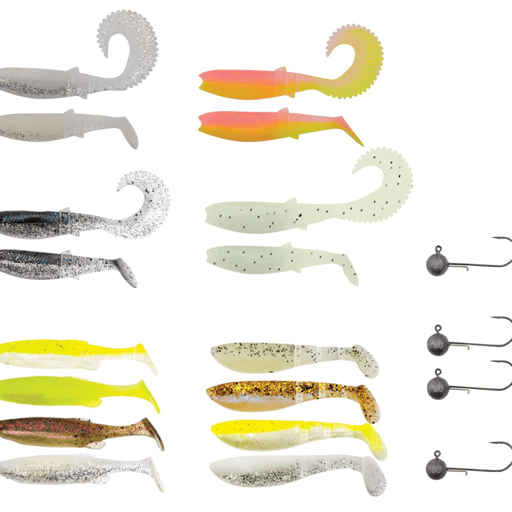 Perch PRO Kit M 20stk | Savage Gear | Jiggsett - Flue.no - Jiggboks komplett med jigger