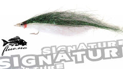 Runar's Deceiver Oliven/Sølv | Signature - Flue.no - Fiskefluer