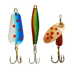 Sluksett Fjellfiske 3pk | Sølvkroken - Flue.no - Fiskeagn og -sluker