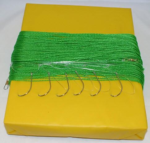 Sniksnøre 100m, 6 krok 4/0, 2mm - Flue.no - Fiskeutstyr