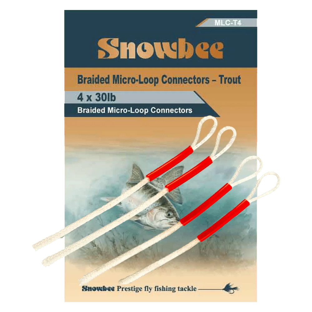 Snowbee Micro-Loop Trout 20 lb 4stk - Flue.no - Fiskesener og -liner