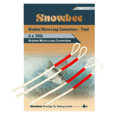 Snowbee Micro-Loop Trout 20 lb 4stk - Flue.no - Fiskesener og -liner
