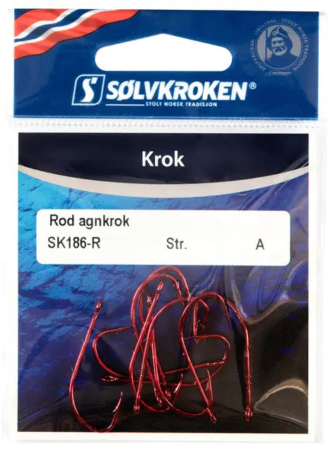 SØLVKROKEN BAITHOLDER AGNKROK SK186RA 10pk - Flue.no - Fiskeutstyr