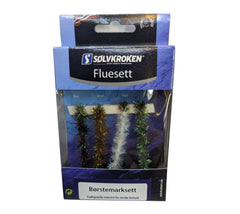 Sølvkroken | Børstemarksett - Flue.no - Fiskefluer