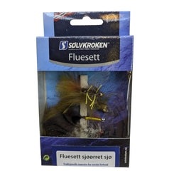 Sølvkroken | Fluesett Sjøørret sjø - Flue.no - Fiskefluer
