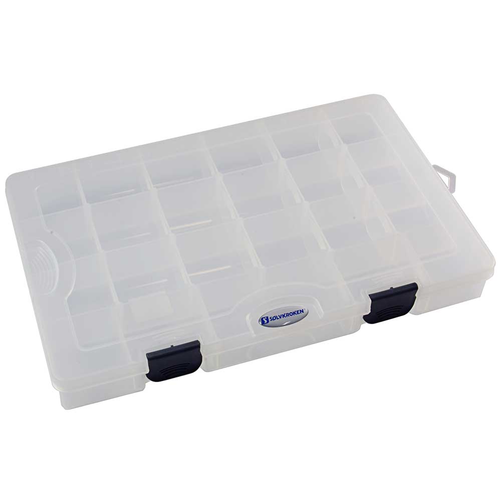 Sølvkroken Slukboks 24 Rom - Flue.no - Fiskeutstyr