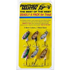 Spinnersett for ørret - Panther Martin - Flue.no - Spinnersett