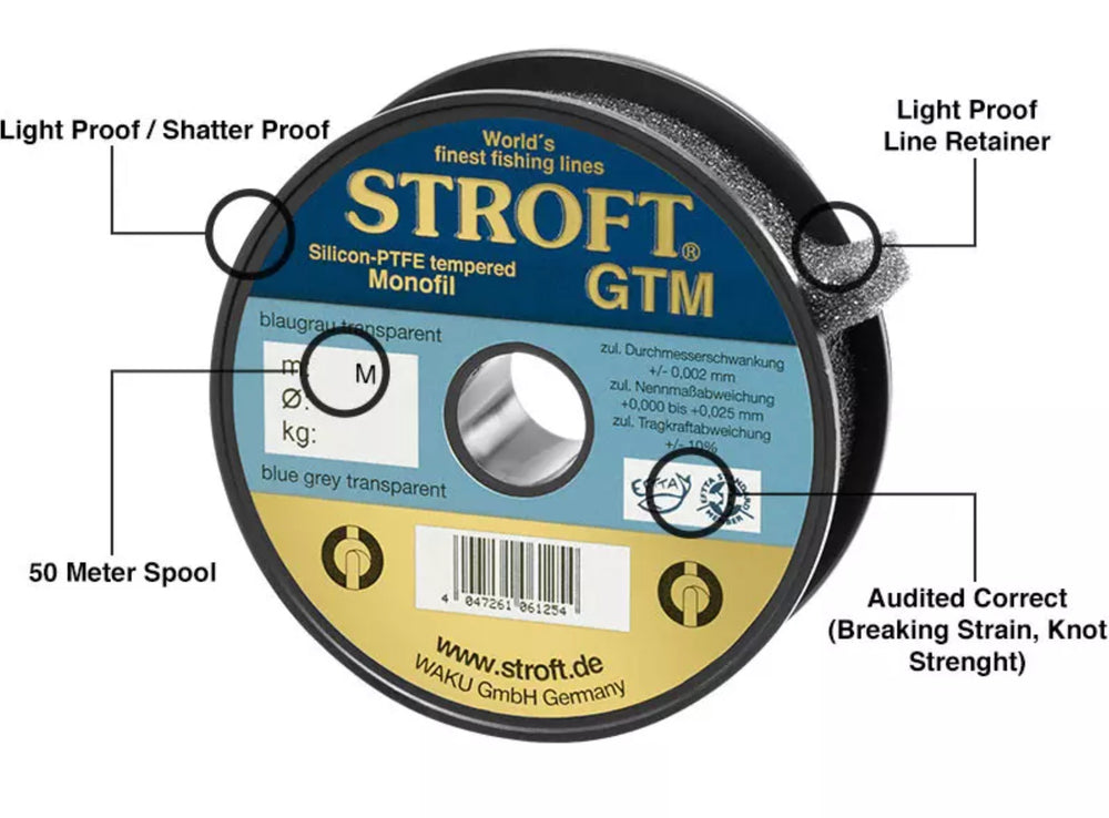 Stroft GTM Tippet 25m - Flue.no - Fiskesener og -liner