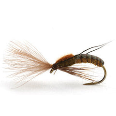 Super Emerging Caddis Brown Olive - Flue.no - Fiskefluer