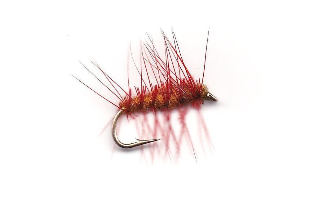 Superpuppan Gul / Rød - Flue.no - Fiskefluer