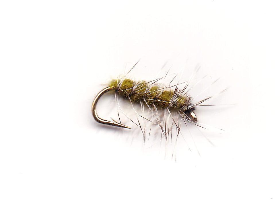 Superpuppan Oliven grønn - Flue.no - Fiskefluer