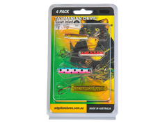 Tasmanian Devil | 4pk Innland 7-13g - Flue.no - Fiskeagn og -sluker