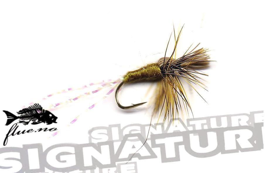 Tom Rogers Baetis Olive | Signature - Flue.no - Fiskefluer