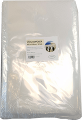 Vakuumpose 30x20cm 50pk | Ferdigkuttet vakuumpose - Flue.no - Tilbehør for vakuummaskiner