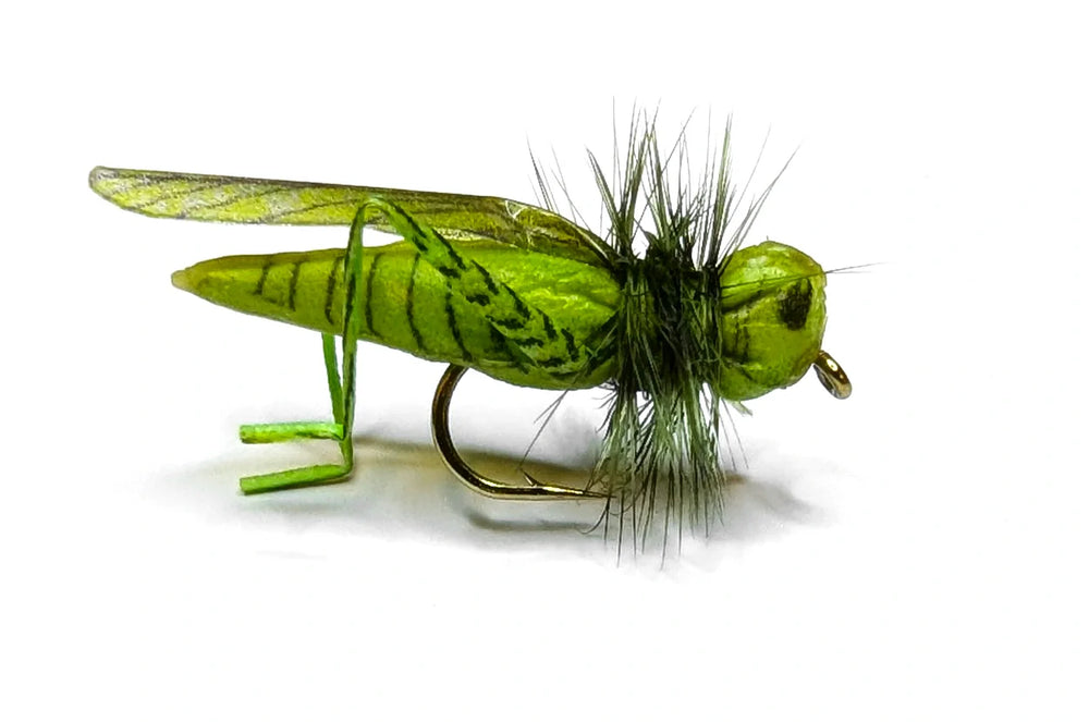 Vania | Flying Hopper Green - Flue.no - Fiskefluer