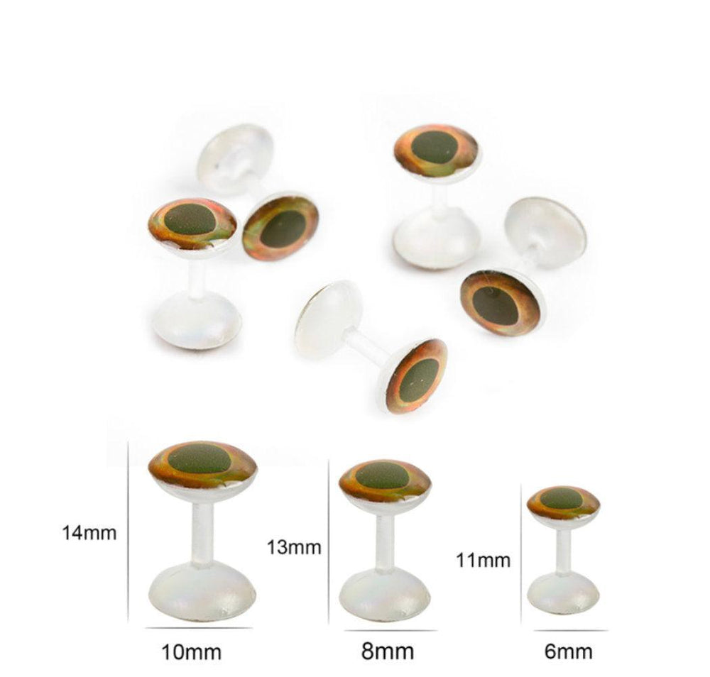 Vektløse Dumbbell Øyne | Fluebinding - Flue.no - Fluebindemateriell