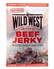Wild West Beef Jerky Original - Flue.no - turmat