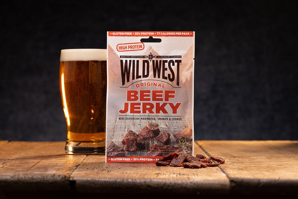 Wild West Beef Jerky Original - Flue.no - turmat