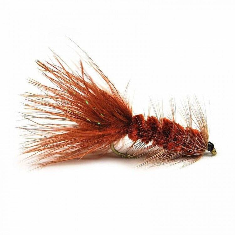 Woolly Bugger Brown - Flue.no - Fiskefluer
